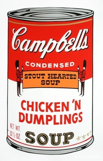WARHOL Andy - Campbells soup - Chicken n dumplings