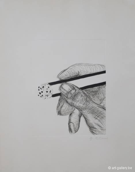 RAVEEL Roger - Hand and sigaret