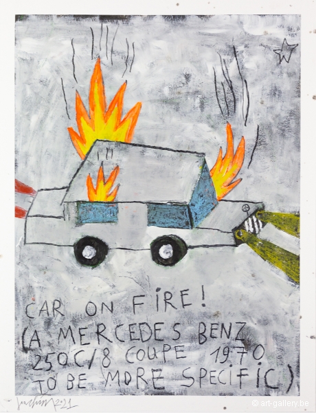 LAMBRECHTS Joachim - Car on fire